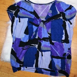 Lane Bryant geometric painted strokes  sz 22/24